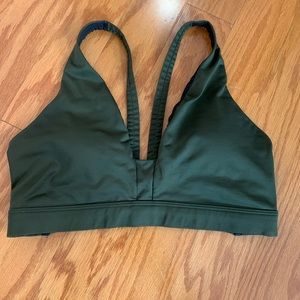 Strappy sports bra